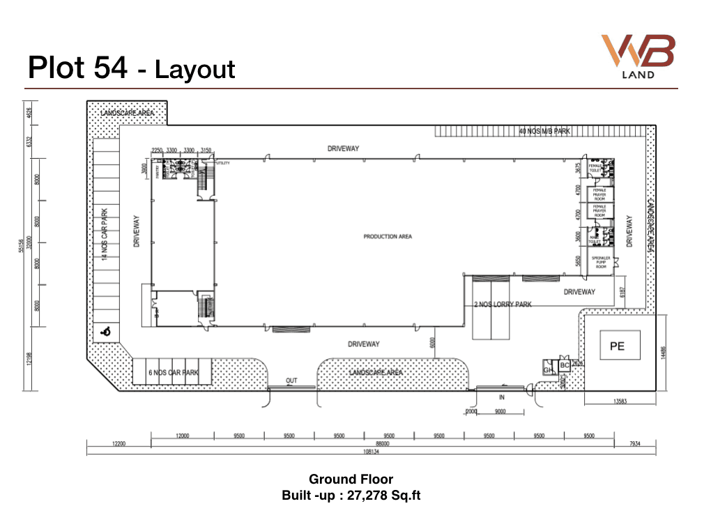 Floor Plan Plot 54