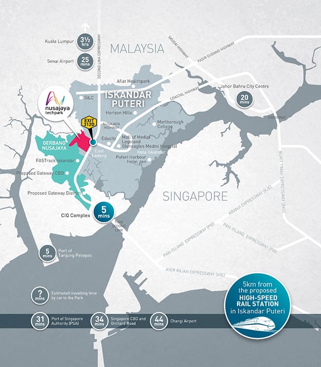 Iskandar Puteri Map 50P