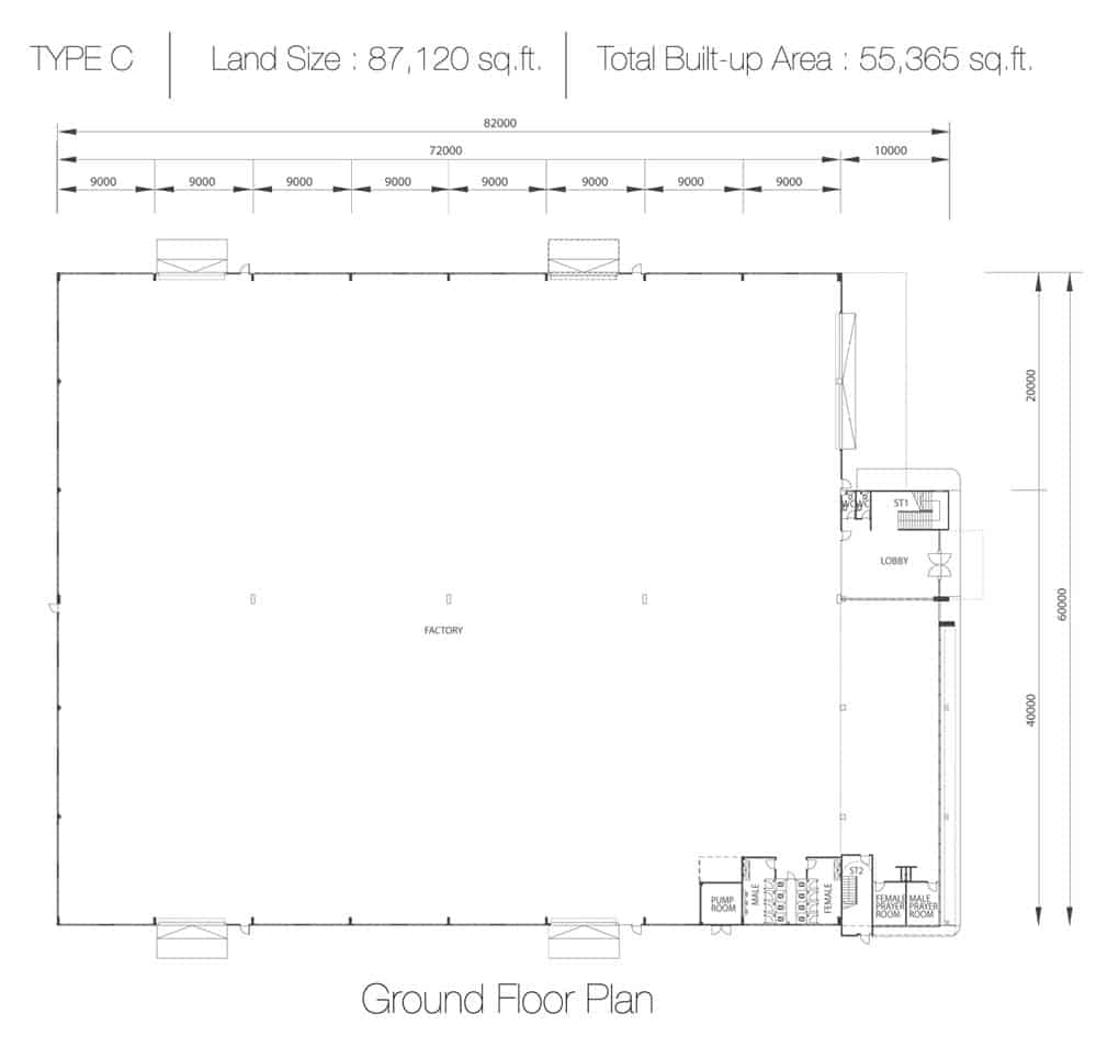 ipark indahpura property type c floorplan