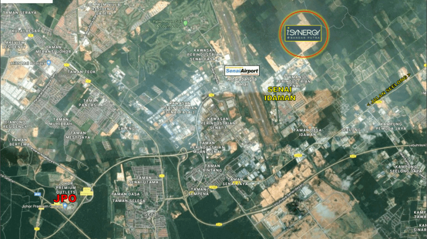 I-Synergy Industrial Park Senai Single Storey Detached Factory For Sales