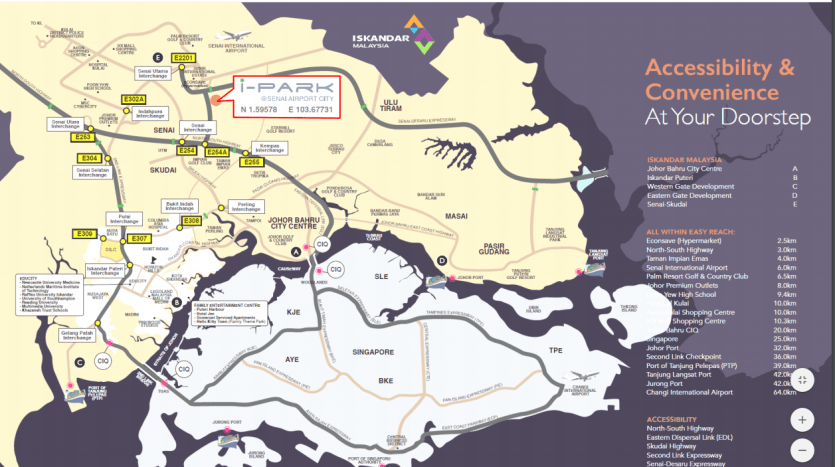 Senai Airport City Semi Detached at Plot D12 I-park for Sale