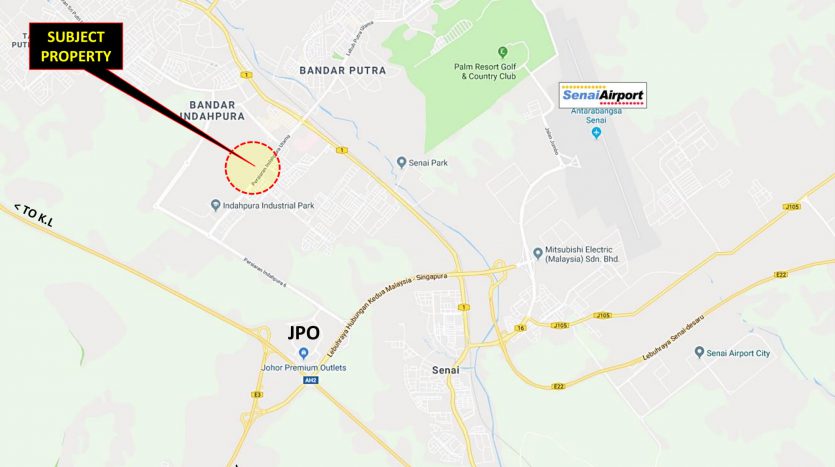 Indahpura Kulai Medium Industrial Land for Sales