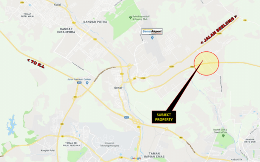 Senai Detached Factory with Open Shade For Sale