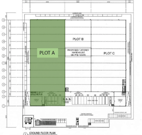 Senai Multi-Tenancy Warehouse For Rent